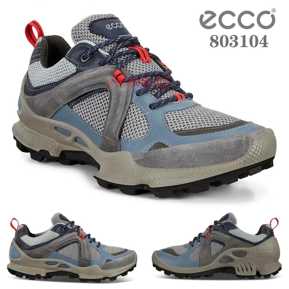 （VIP潮鞋鋪）新配色 ecco男鞋 BIOM C TRAIL LOW GTX 登山戶外鞋 越野男鞋 氂牛皮 休閒鞋 防水 803104