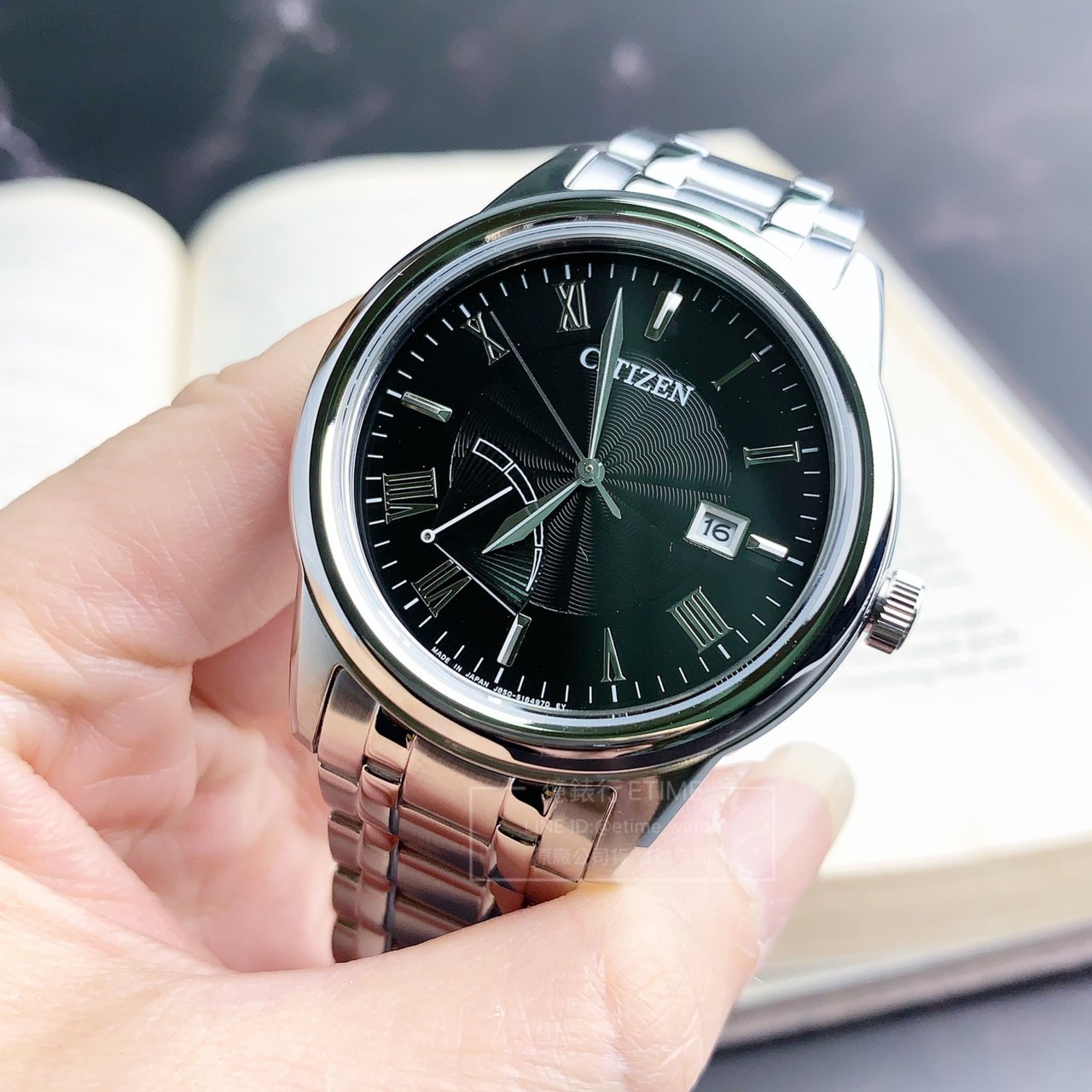 CITIZEN AW7001-98E 星辰Eco Drive 光動能復古經典男錶原廠公司貨