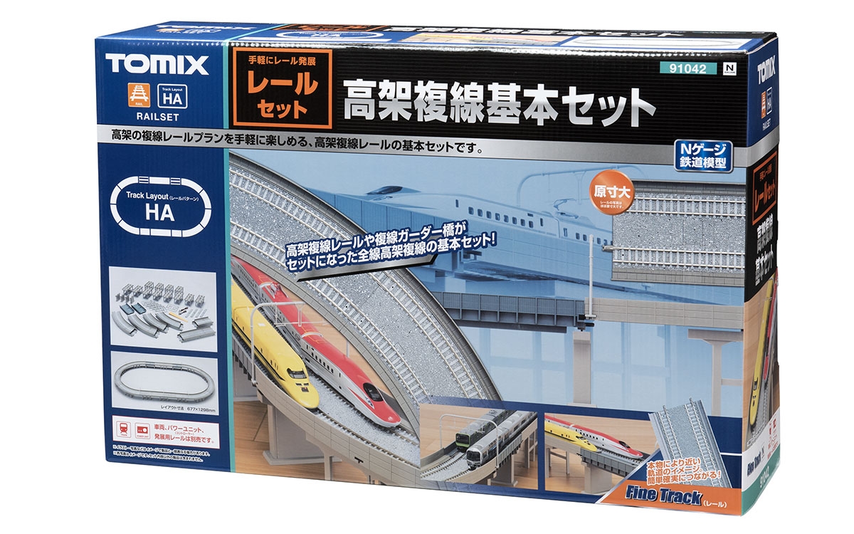 專業】TOMIX 91042 高架複線基本セット(レールパターンHA) | Yahoo奇摩拍賣