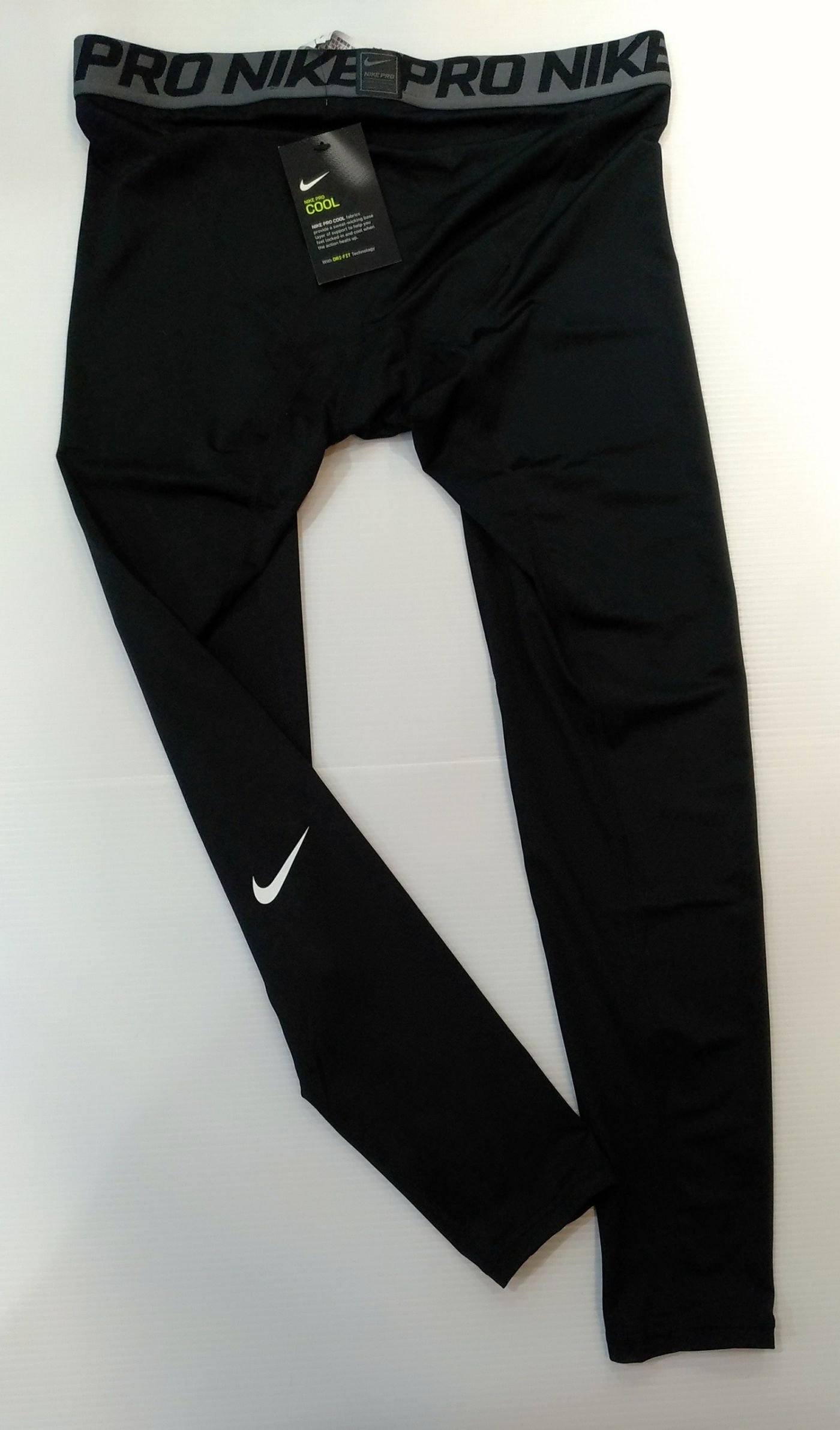 ✩Pair✩ NIKE 緊身針織(中)長褲703098-010 NIKE PRO 黑色透氣排汗全新正品公司貨特價出清