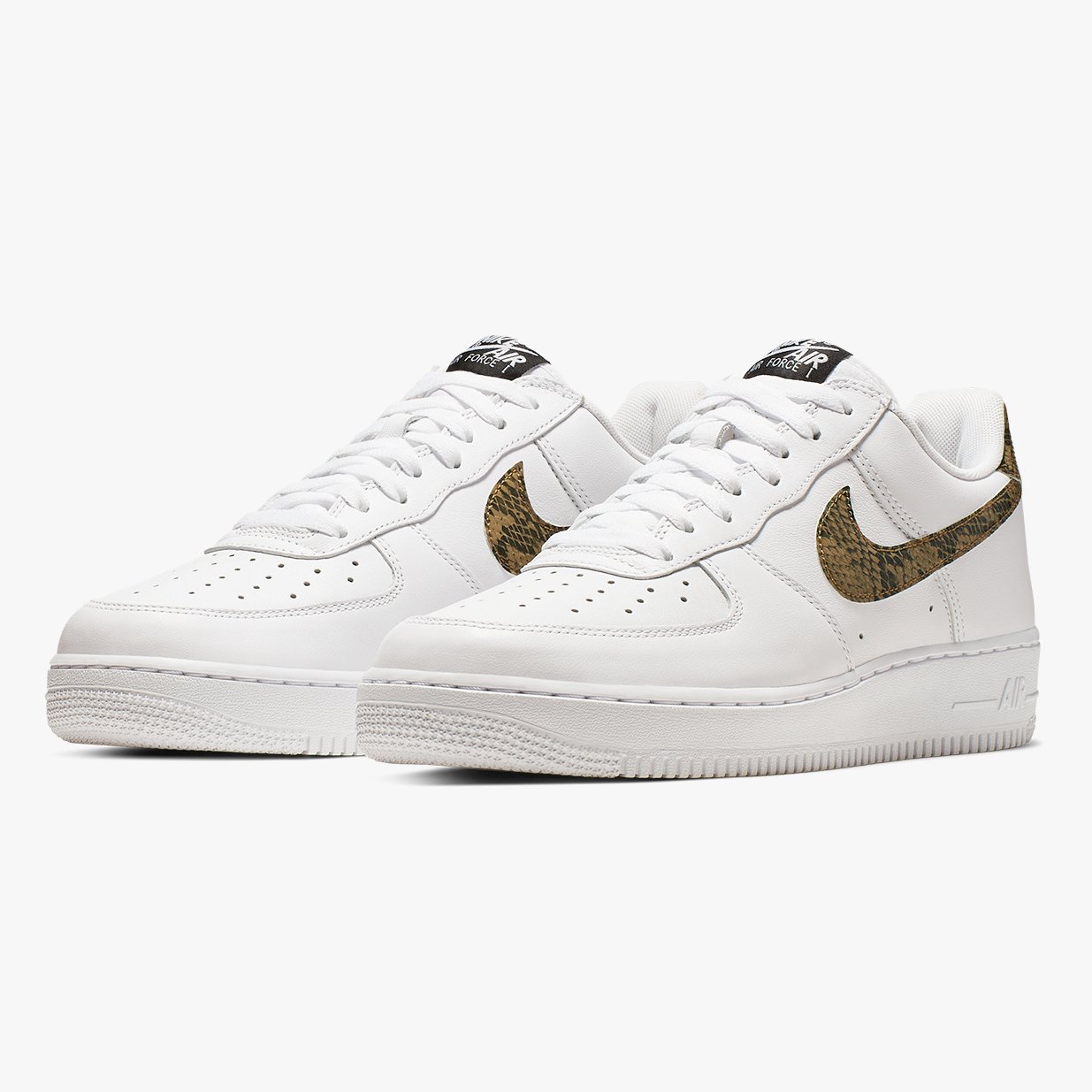 R'代購Nike Air Force 1 Low QS Python Snake 茶蛇AO1635-100 男女