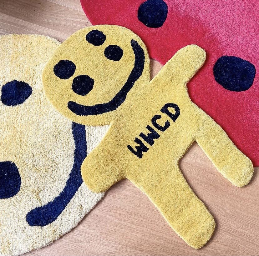 HUMAN MADE X CPFM Cactus Buddy Rug 聯名🙂笑臉地毯🇯🇵日本公司貨 