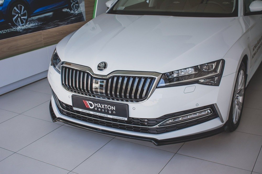 【樂駒】Maxton Design V.1 SKODA SUPERB MK3 Facelift 前下巴 下巴 改裝 套件