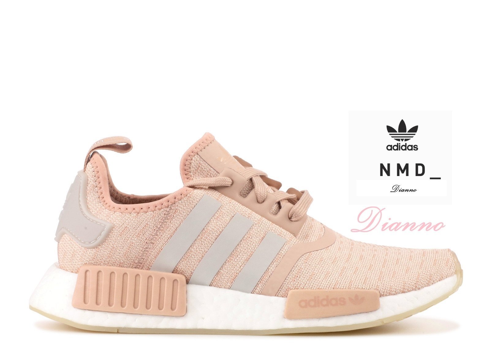 アディダス オリジナルス NMD_R2 'ASH PINK' スニーカー レディース 【 ADIDAS ORIGINALS WMNS CQ2007 】 