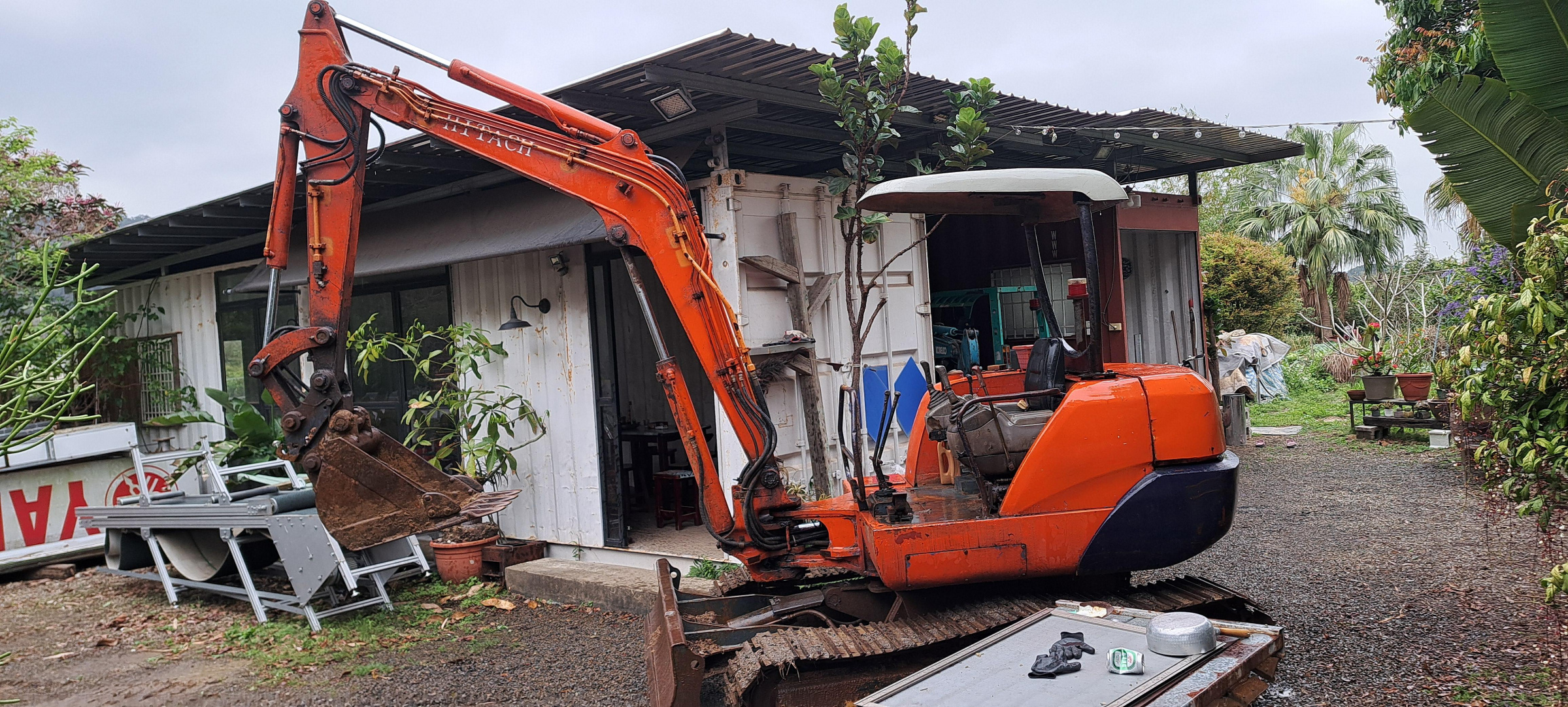 挖土機 怪手 日立 Ex40 換斗器 變換器 雙向配管 超耐用型 大廠牌 漂亮車