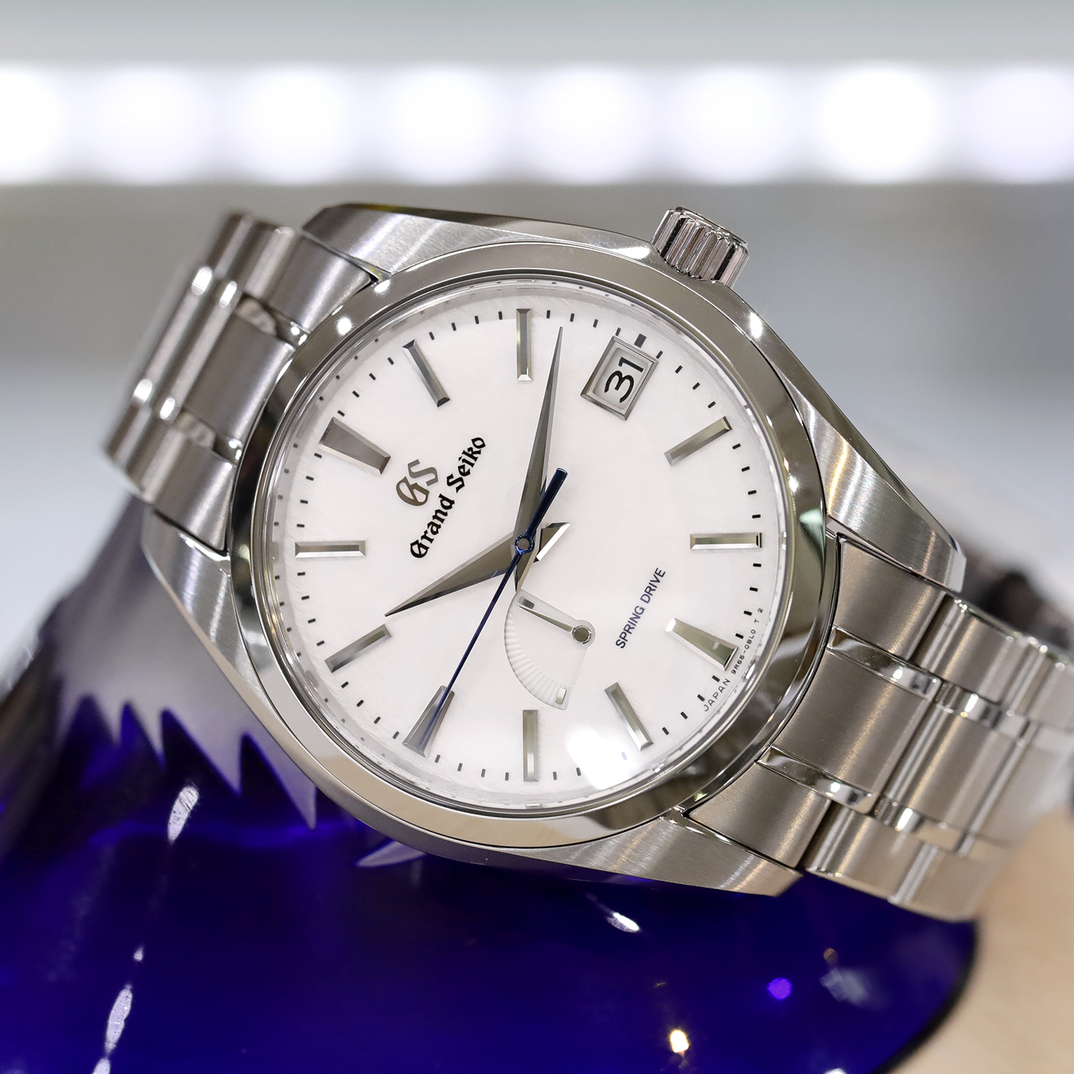 全新品GRAND SEIKO 雪姬SBGA211 精工錶手錶41mm 9R65 白鈦錶殼錶帶男錶女錶| Yahoo奇摩拍賣