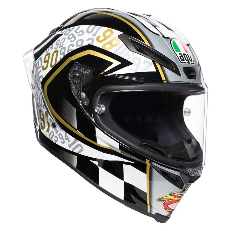 瀧澤部品 義大利 AGV Corsa R 全罩安全帽 REPLICA CAPIREX 亞洲版 2019年彩繪花色 通勤