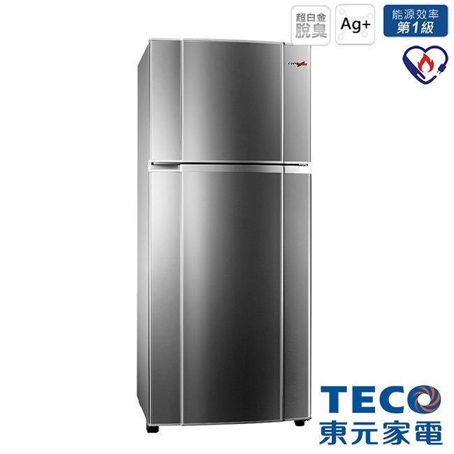 TECO 東元 變頻 480公升 雙門 冰箱 R4892XM 晶鑽鋼 1級 $22200