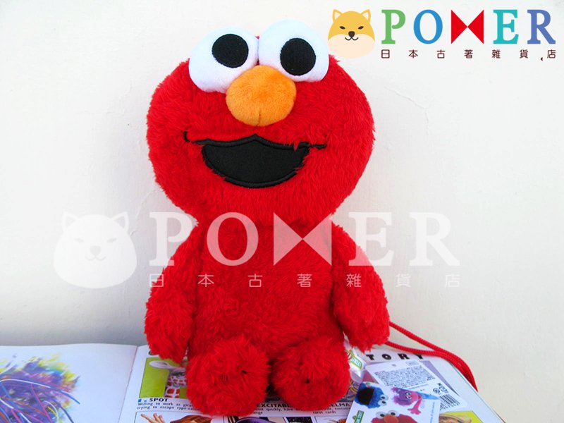 ☆POMER☆日本Toreba 專用景品絕版正品芝麻街ELMO 艾摩愛摩立體娃娃