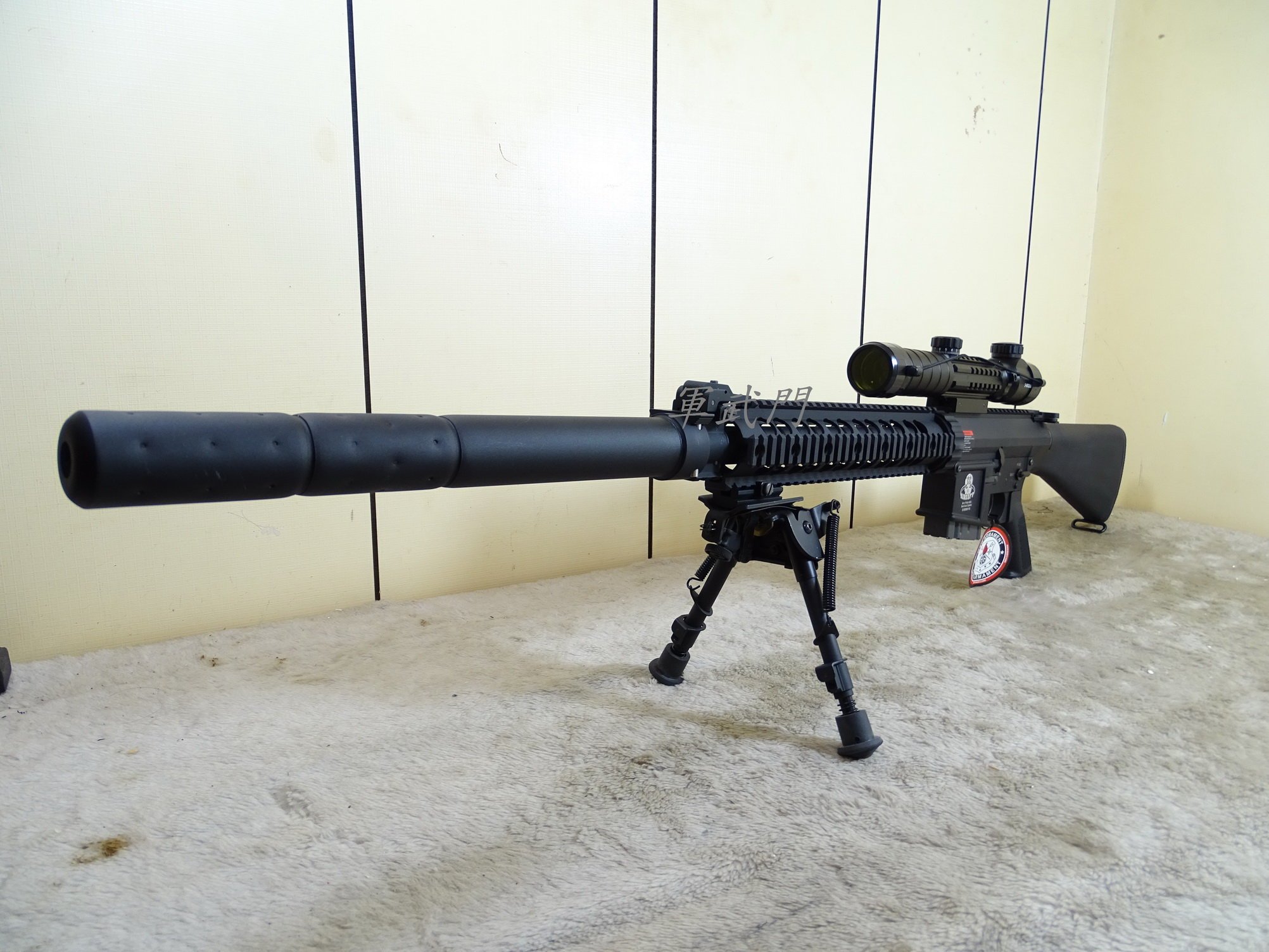 軍武門 台製g G 怪怪gr25 Sniper Sr25 電動狙擊槍 豪華全配版 附狙擊鏡 腳架 長槍 生存射擊遊戲 Yahoo奇摩拍賣