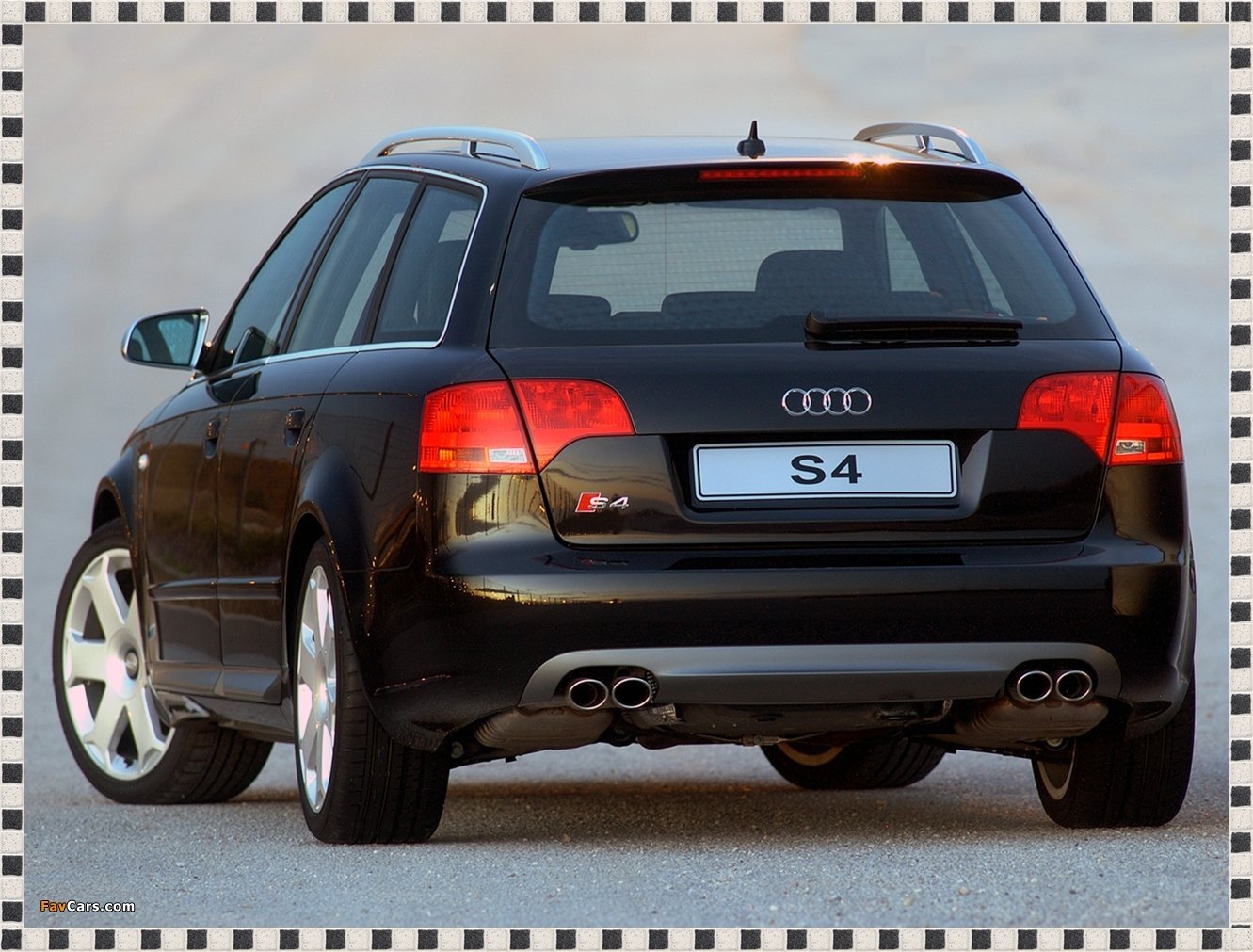 ╭⊙瑞比⊙╮現貨 Audi德國原廠 S4 B7 四出 後下巴 下擾流 後保桿 A4 B7 SEDAN AVANT 免烤漆