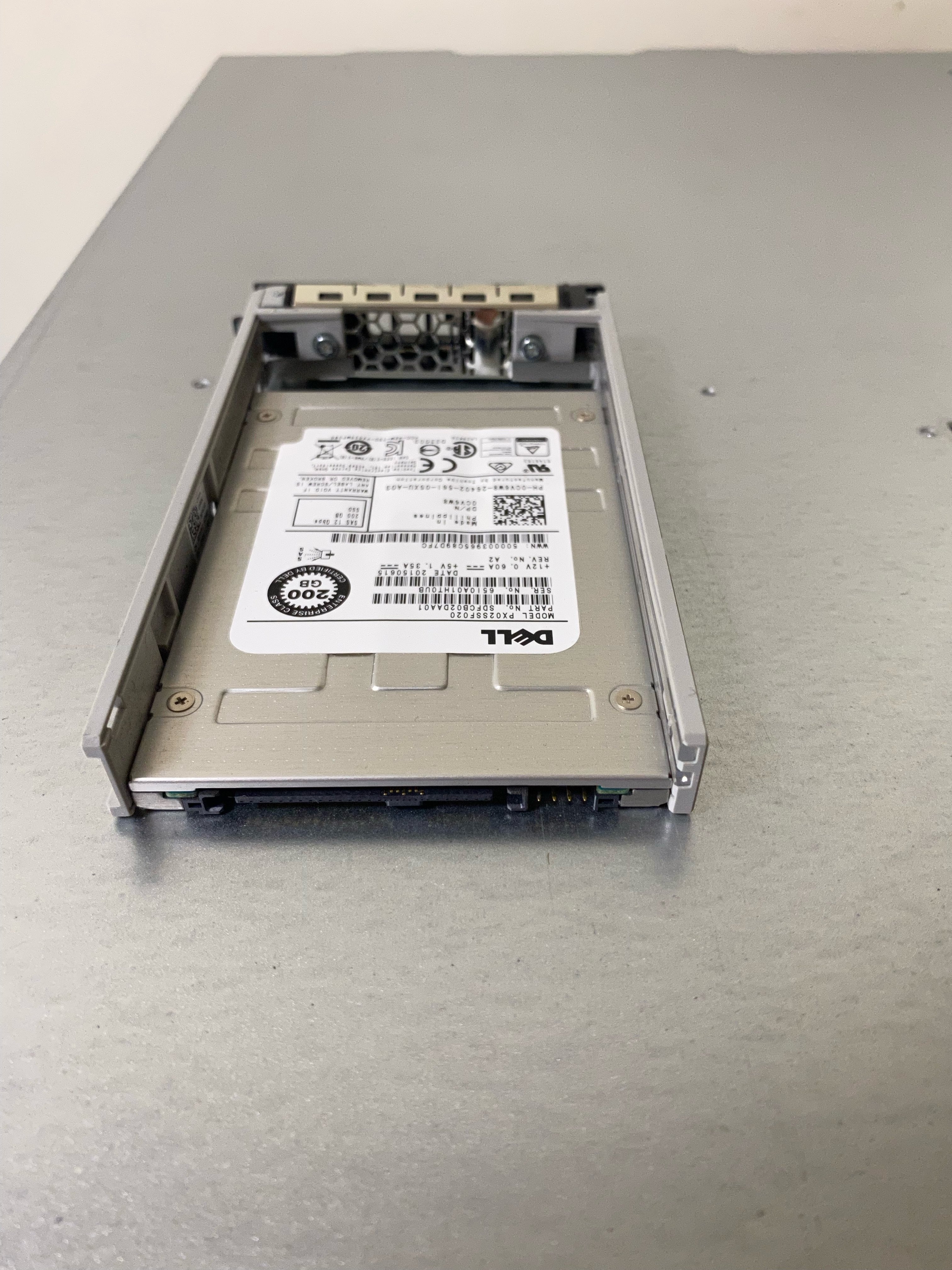 Dell 200GB 固態碟SAS 寫密集型MLC 2.5吋熱插拔碟PX04SH 伺服器專用