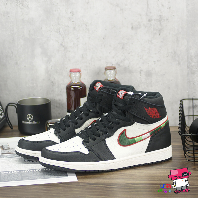 球鞋補習班NIKE AIR JORDAN 1 OG A STAR IS BORN 巨星黑綠紅555088-015