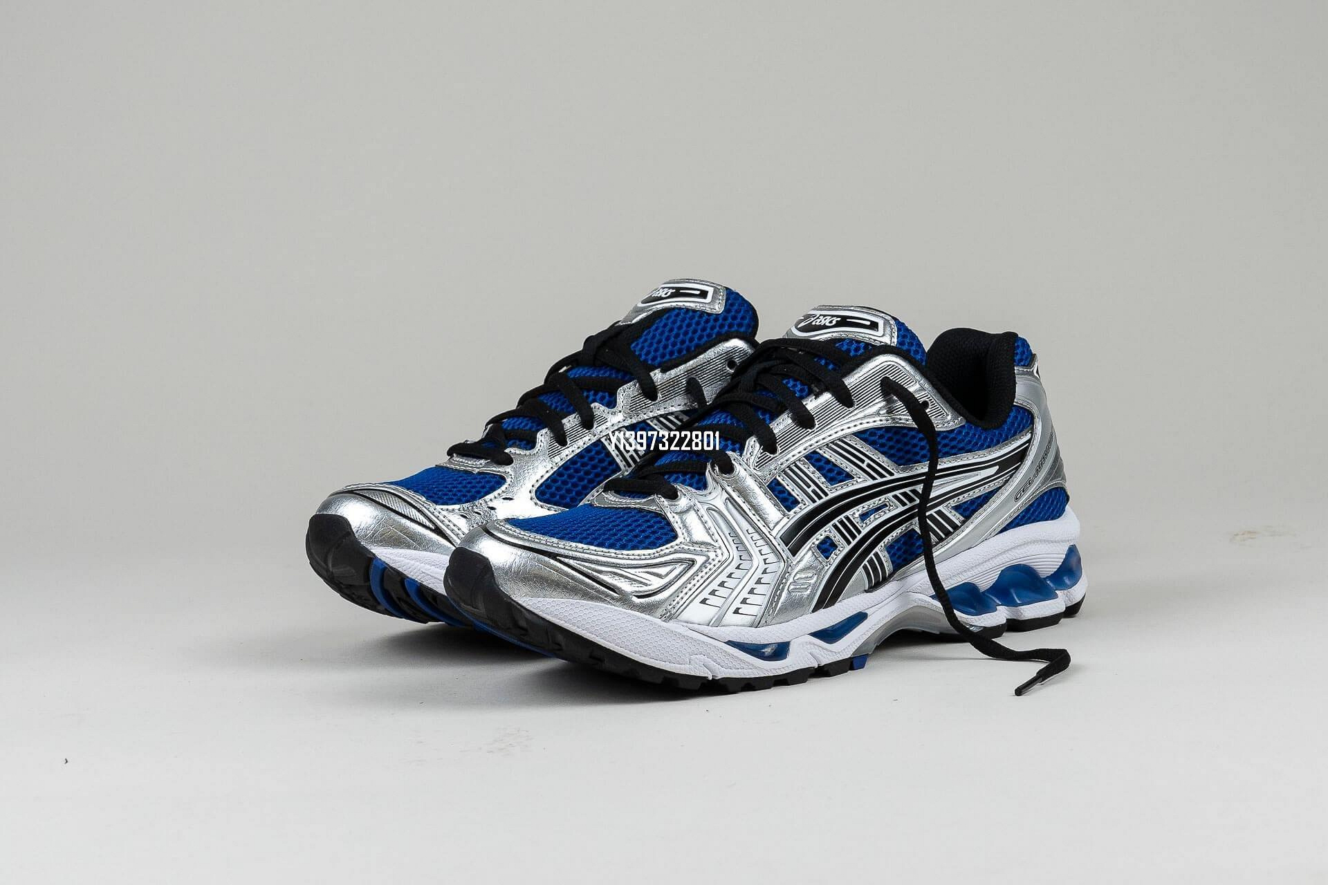 Asics Gel-Kayano 14 亞瑟士 銀藍白 透氣慢跑鞋 男女款 1201A019