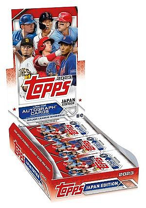 2023 MLB Topps Japan Special Edition美國職棒卡日本特別版盒卡*全新 