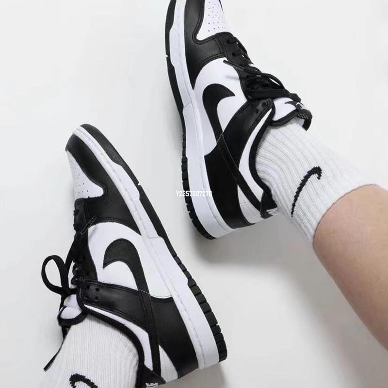 NIKE DUNK LOW 白黑熊貓百搭款男女滑板鞋DD1503-101 情侶鞋| Yahoo奇摩拍賣