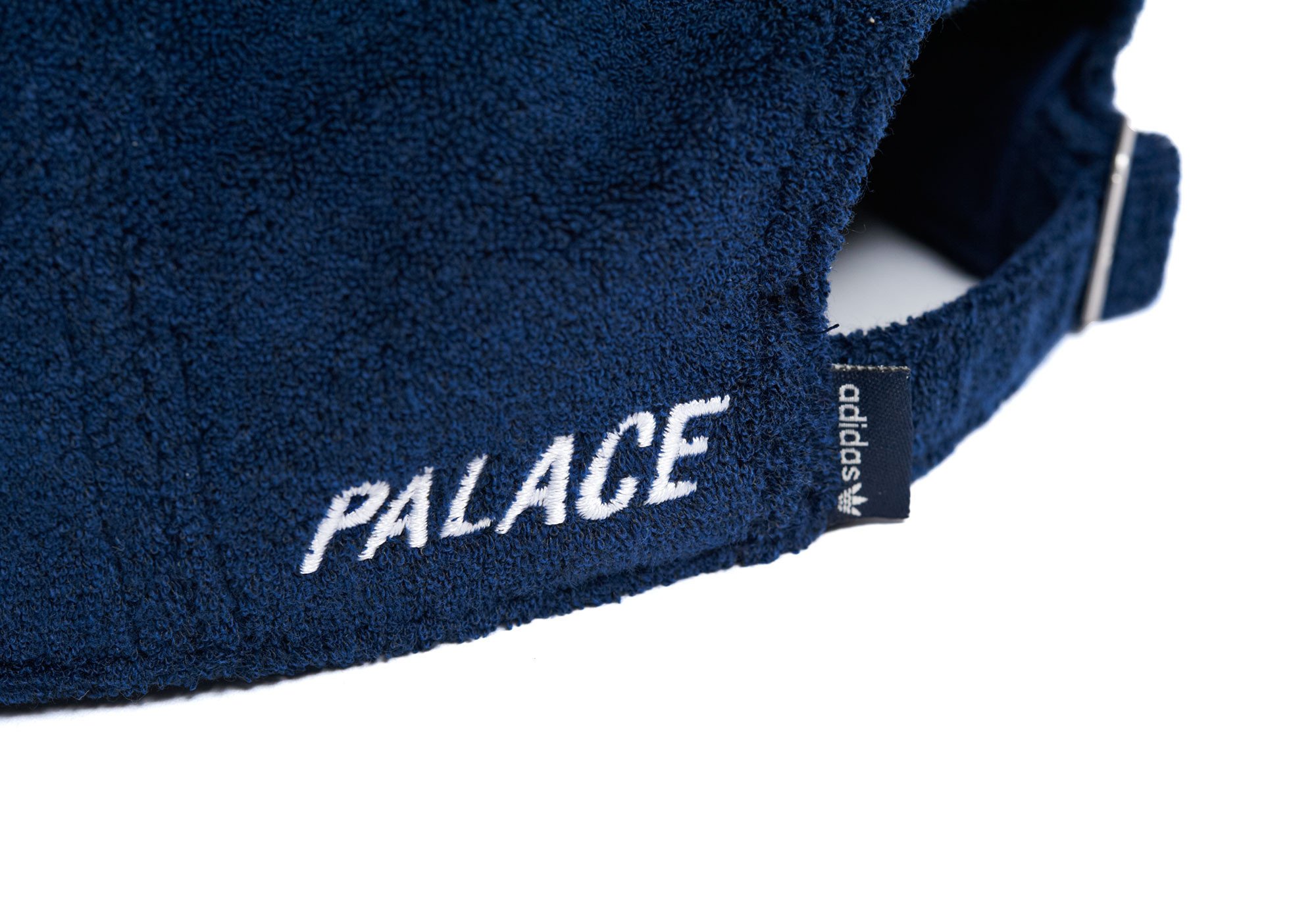 超搶手】全新正品聯名PALACE x ADIDAS TOWEL HAT 老帽彎帽深藍色