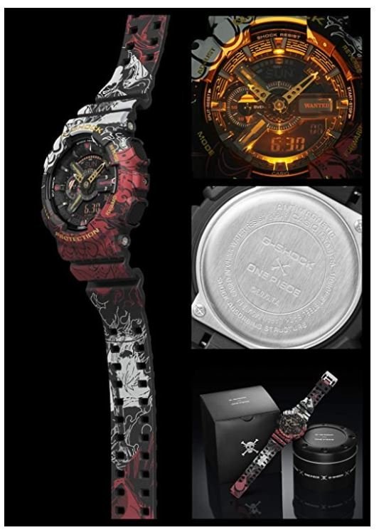 鼎飛臻坊CASIO G-SHOCK X ONE PIECE 海賊王魯夫款手錶腕錶日本正版