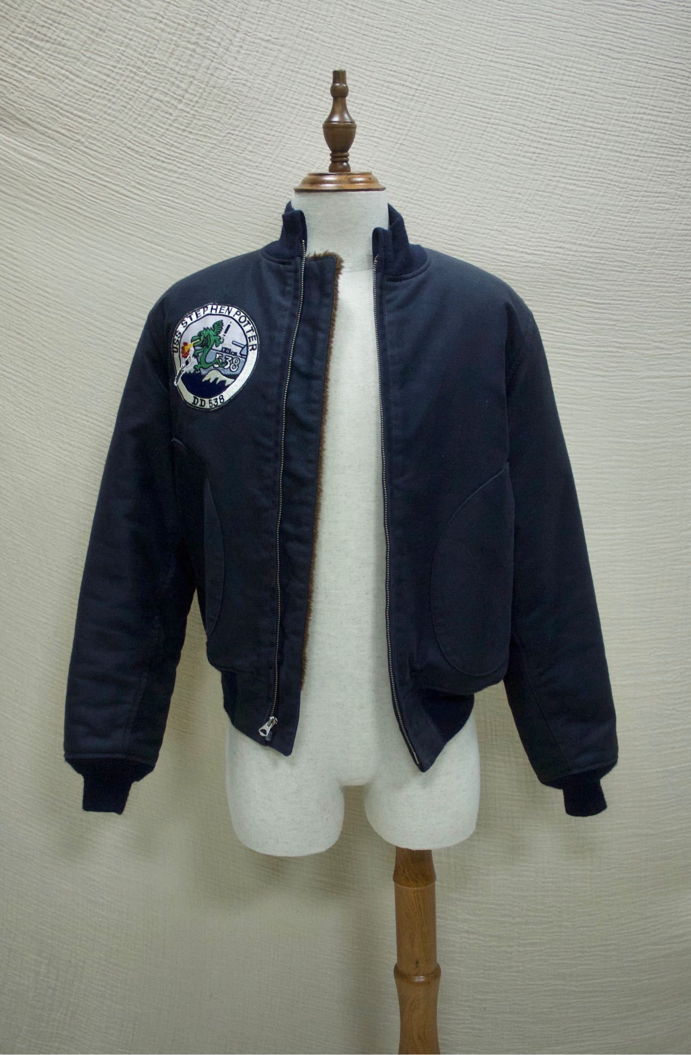 THE REAL MCCOY'S - NAVY ZIP-UP DECK JACKET | Yahoo奇摩拍賣