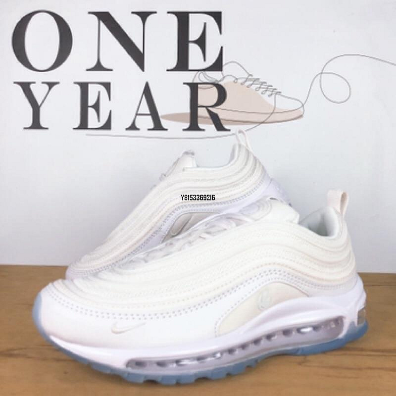 詩琪運動戶外ONE YEAR_ Nike Air Max 97 白 白色 冰藍 冰底 3M 反光 氣墊 慢跑 CT4526-100潮鞋