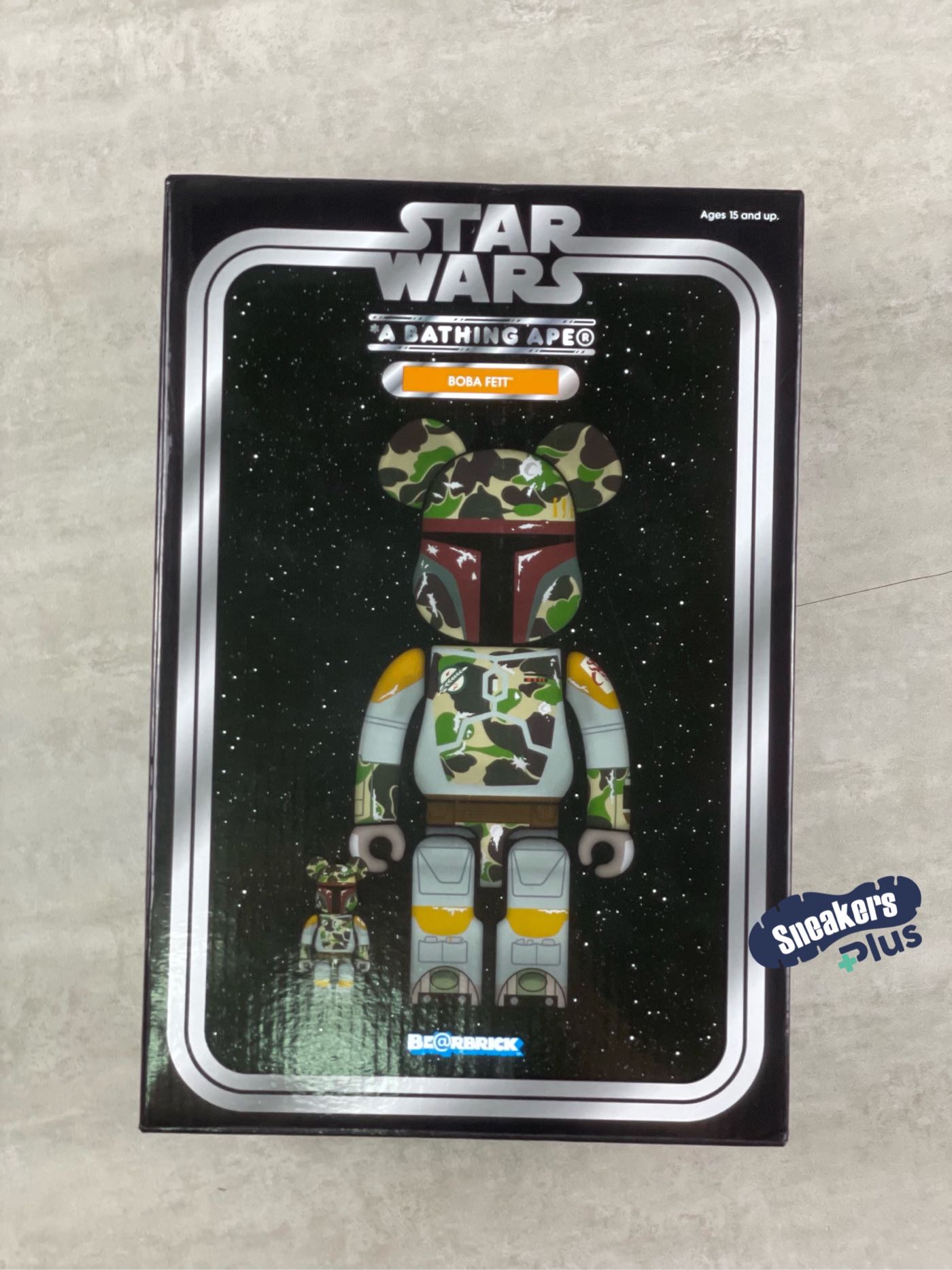 新品 A BATHING APE BE@RBRICK BOBA FETT 400