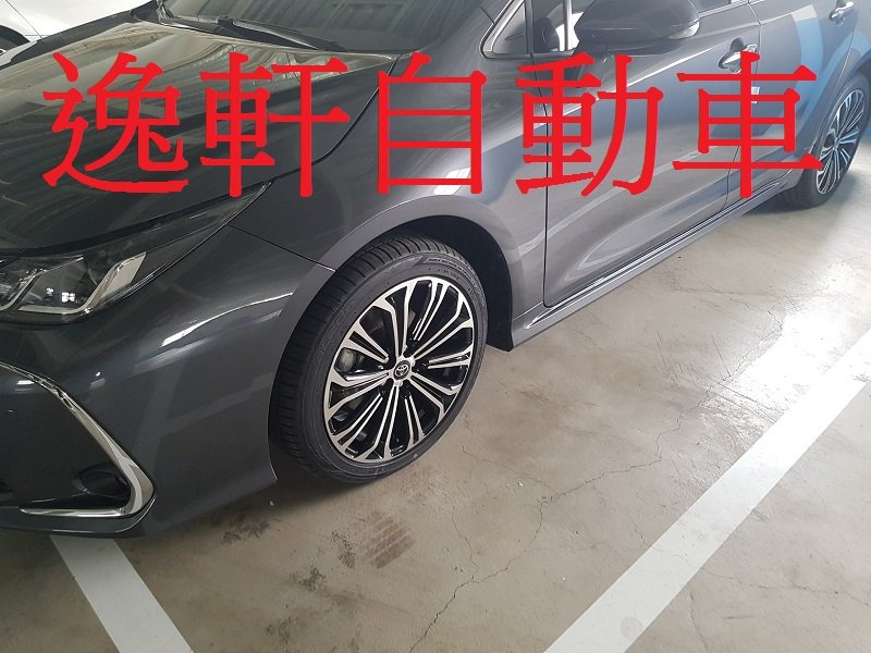 (逸軒自動車)2018~ 12代 黑銀雙色版 全新NEW ALTIS 類原廠型17吋5/100黑底車面鋁圈