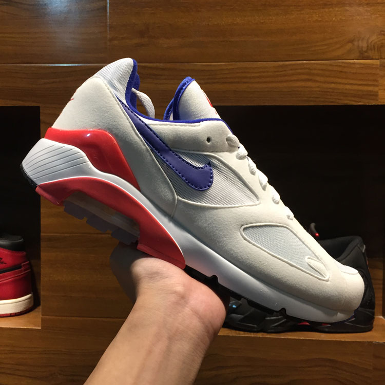 NIKE Air Max 180 OG 復古氣墊網布麂皮休閒運動慢跑鞋男鞋615287 100