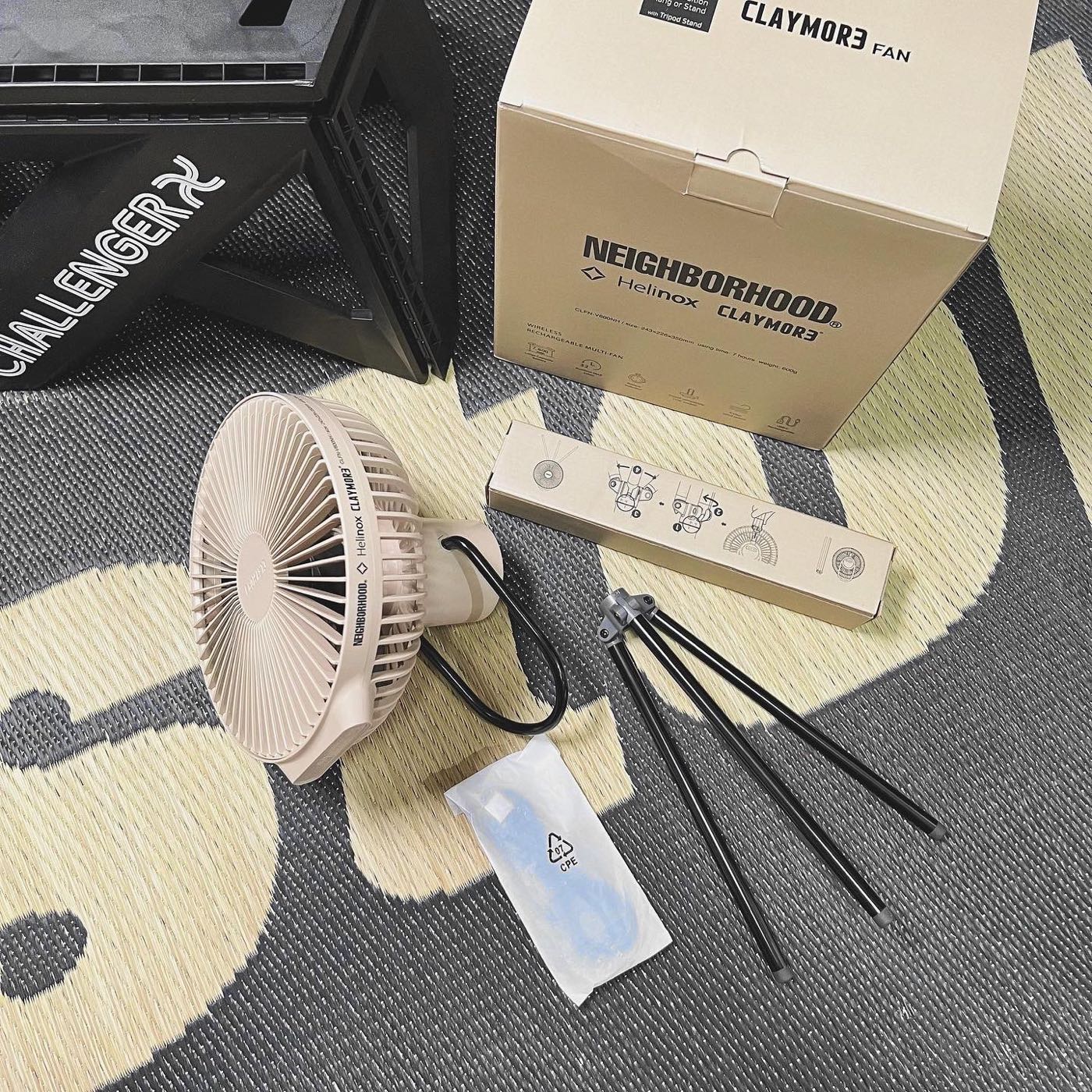 希望商店】NEIGHBORHOOD CM.V600/A-FAN 22SS 戶外露營充電移動電風扇