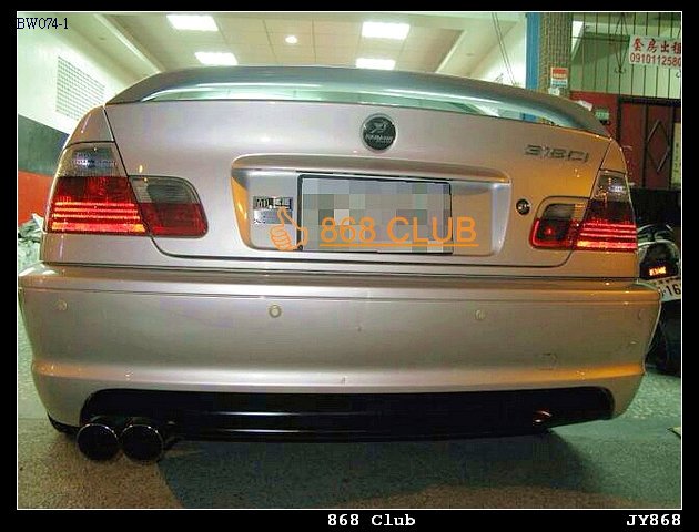 [ 868 汽車百貨 ] 全新 BMW E46 M-TECH樣式後保桿，PP材質，外銷精品，另有前保及側裙，整組大包特價