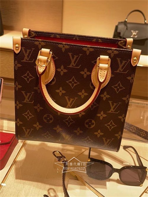 Shop Louis Vuitton MONOGRAM Sac Plat Bb (M45847) by ms.Paris