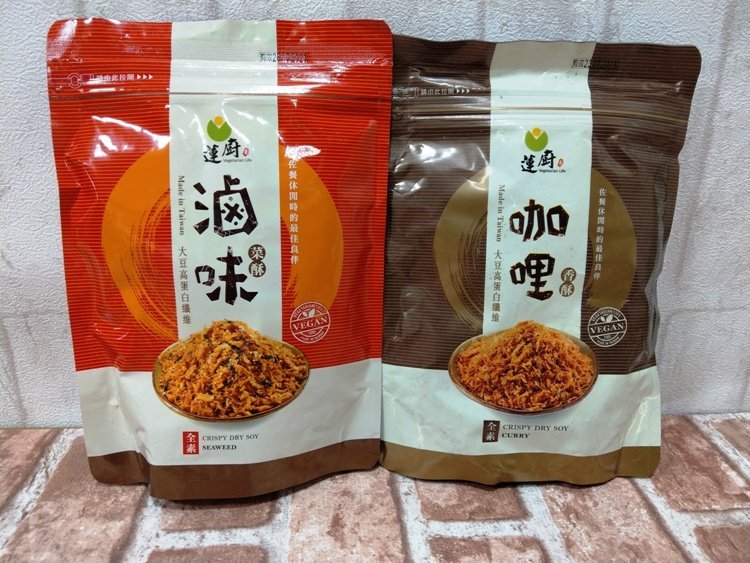 蓮廚 咖哩/滷味 香酥300g[配稀飯 飯糰 打開就可以吃 香鬆 菜鬆 素鬆][娘娘不吃肉][純素 全素 素食]