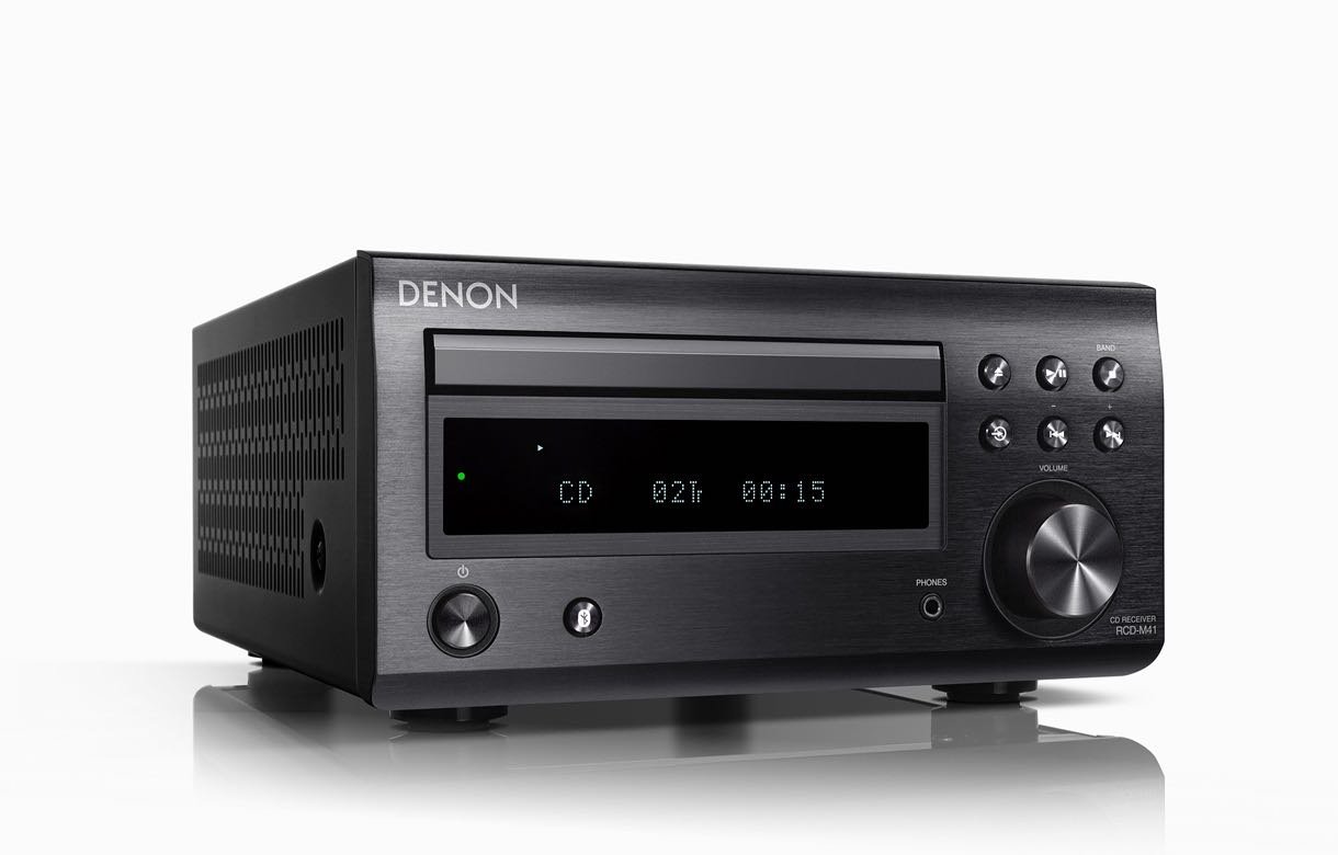 紅騰音響]DENON D-M41 迷你音響藍牙、CD、FM/AM 、光纖輸入可連接電視