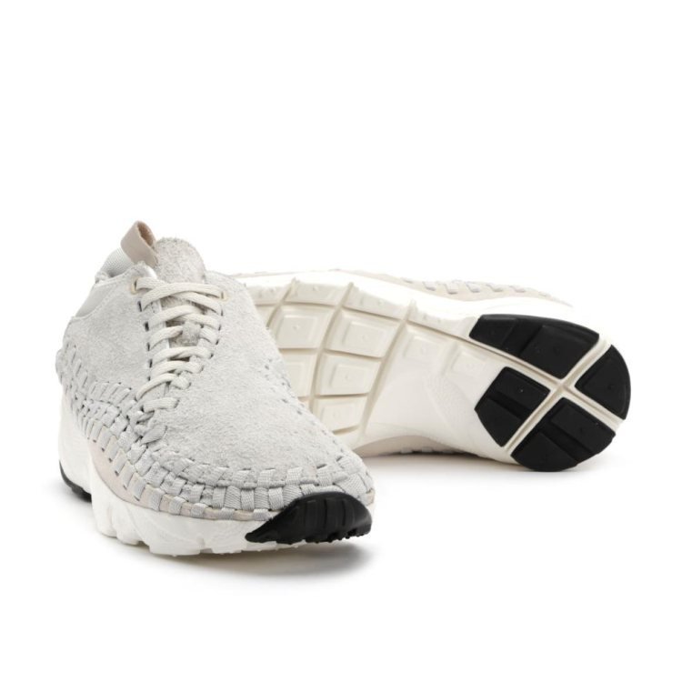 CodE= NIKE AIR FOOTSCAPE WOVEN CHUKKA QS 編織慢跑鞋(灰)913929-002