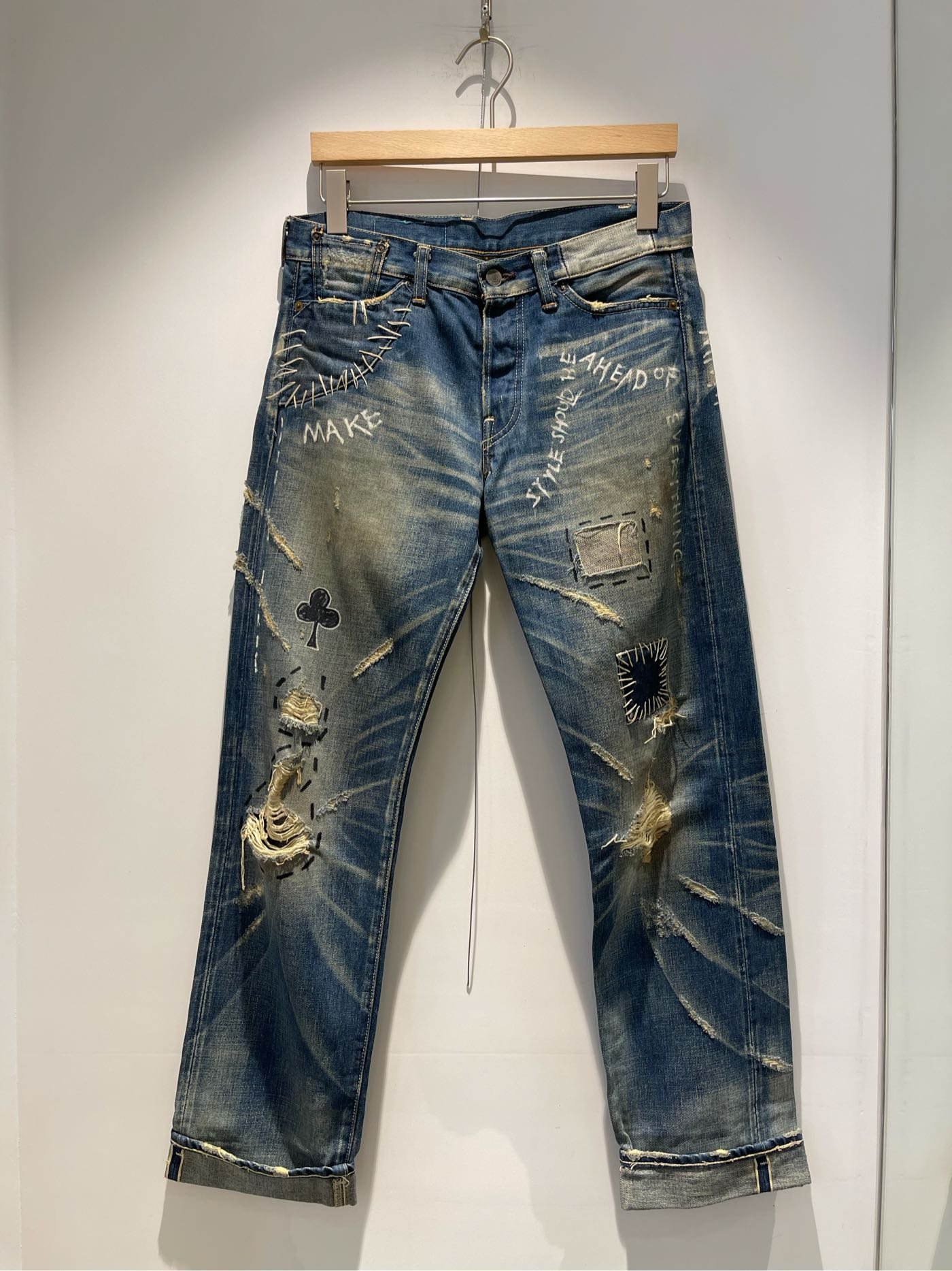 LEVIS LVC復刻版日本製66501 0070 超美的做工9.9成新無任何髒污收藏品