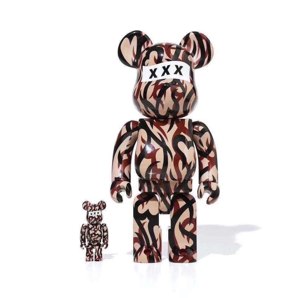 全新MEDICOM TOY BE@RBRICK NUMBER(N)XXX 100％ ＆ 400％ GOD