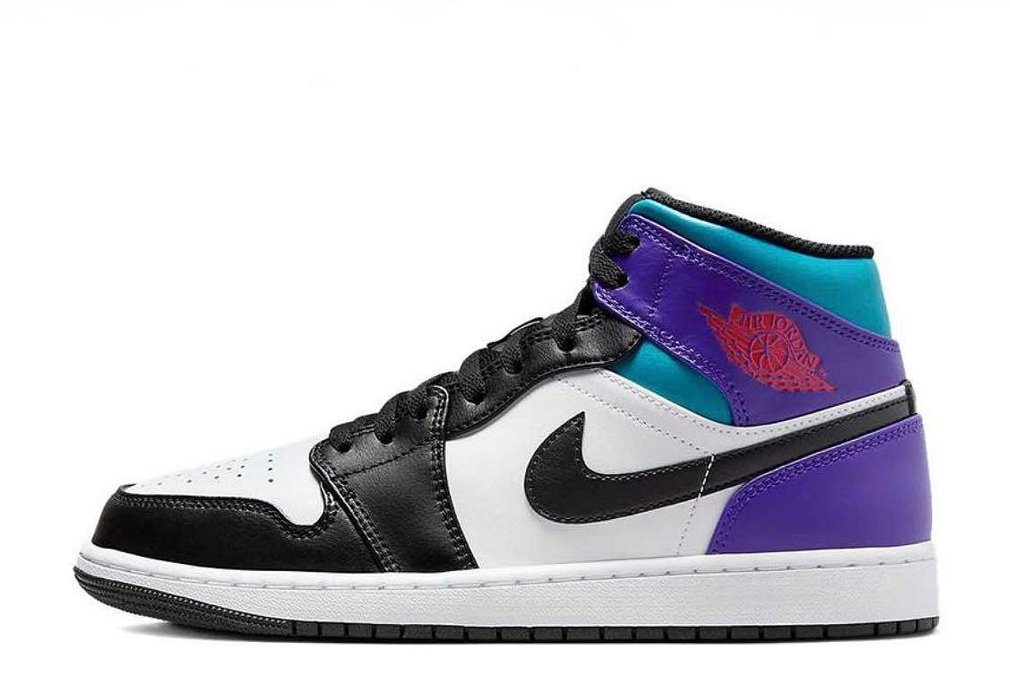 Nike Air Jordan 1 Low / Mid Bright Concord 拼色低筒553558-154中筒