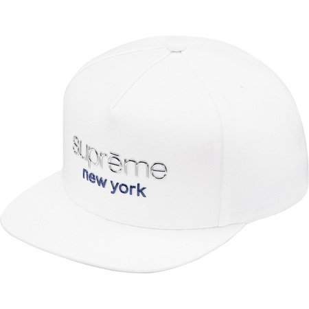 HOMIEZ】SUPREME CHROME CLASSIC logo 5 panel【SUP_HAT100】後扣帽