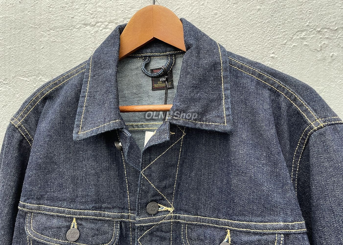 OLNL Shop】歐版復刻LEE 101J Denim Jacket 原色丹寧外套美式風格