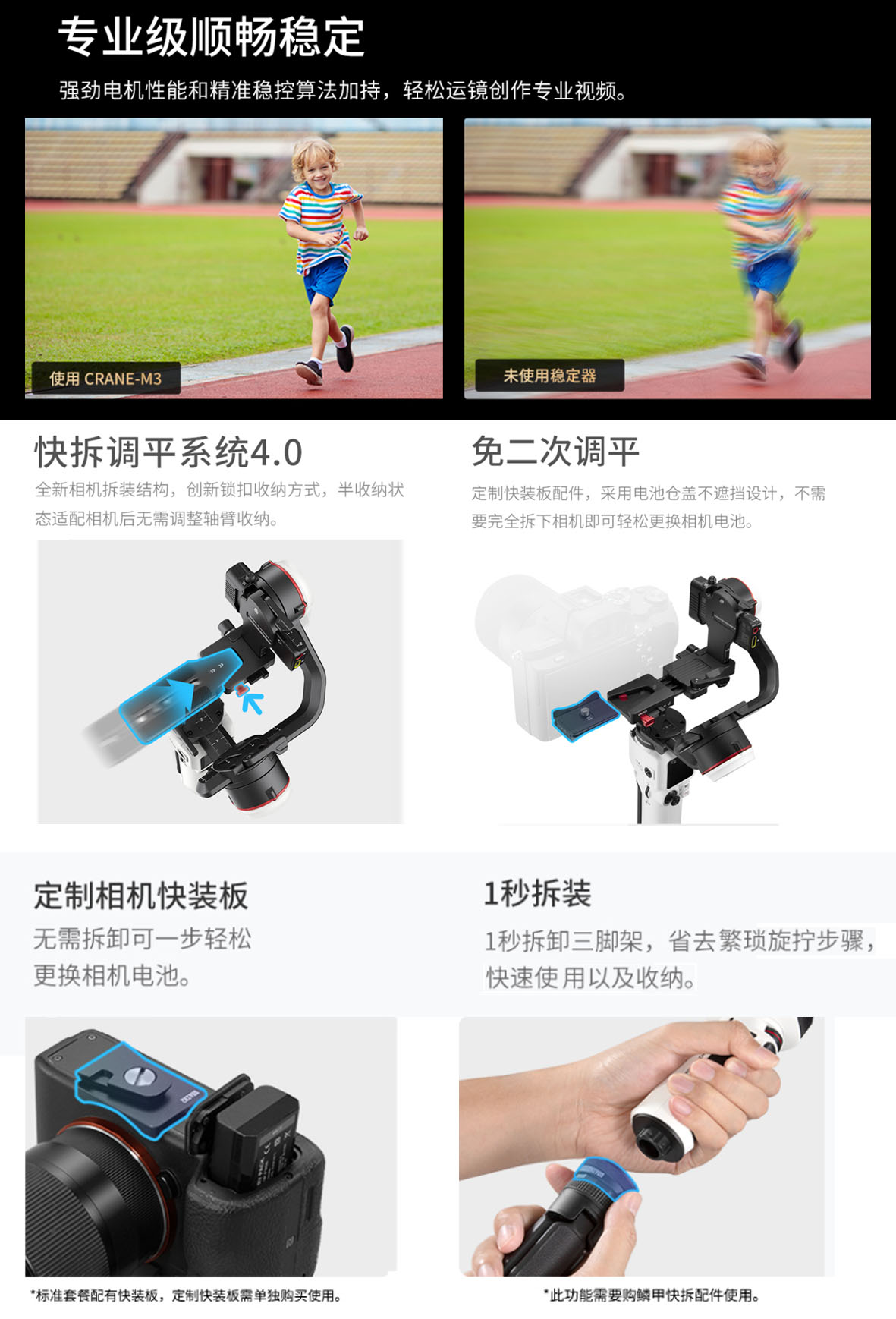 預購公司貨智雲zhiyun CRANE M3標準版微單反手持雲台穩定器三軸防抖