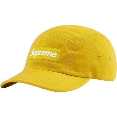 小鹿♥臻選】2021AW Supreme Washed Chino Twill Camp Cap 老帽紫