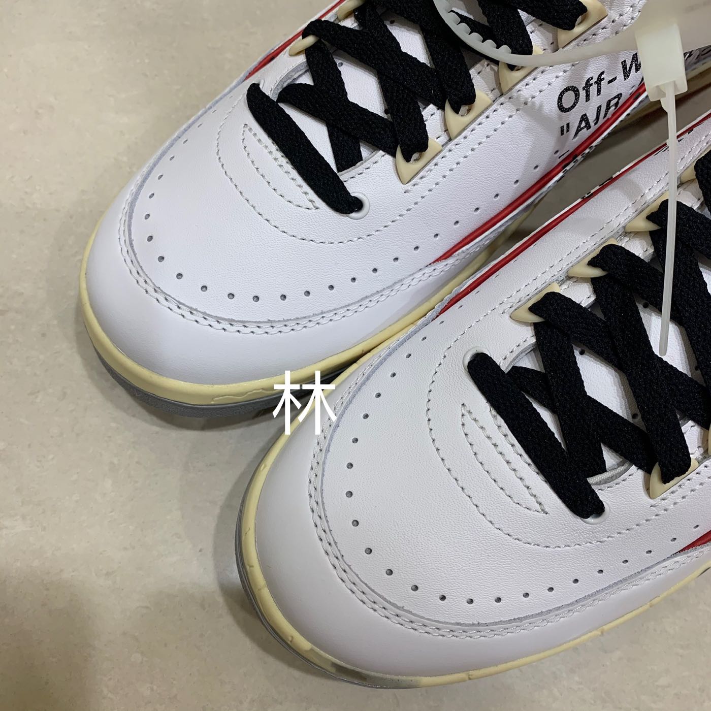 全新OFFWHITE x Air Jordan 2 Retro Low SP 白紅OW AJ2 解構DJ4375-106