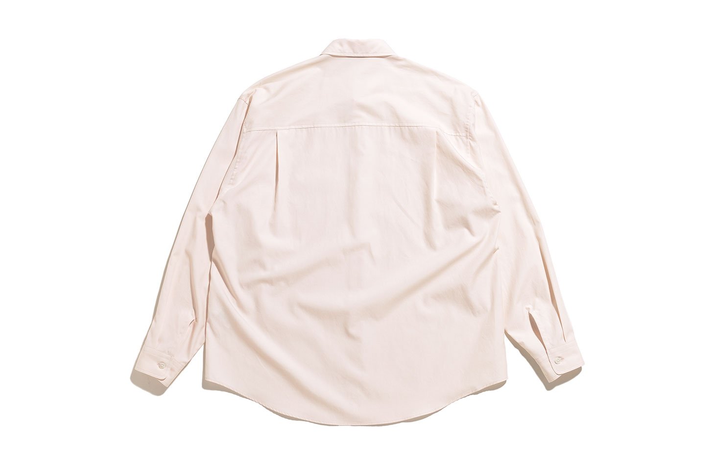 少穿20AW Auralee Washed Finx Twill Big Shirts-Light Pink 4號