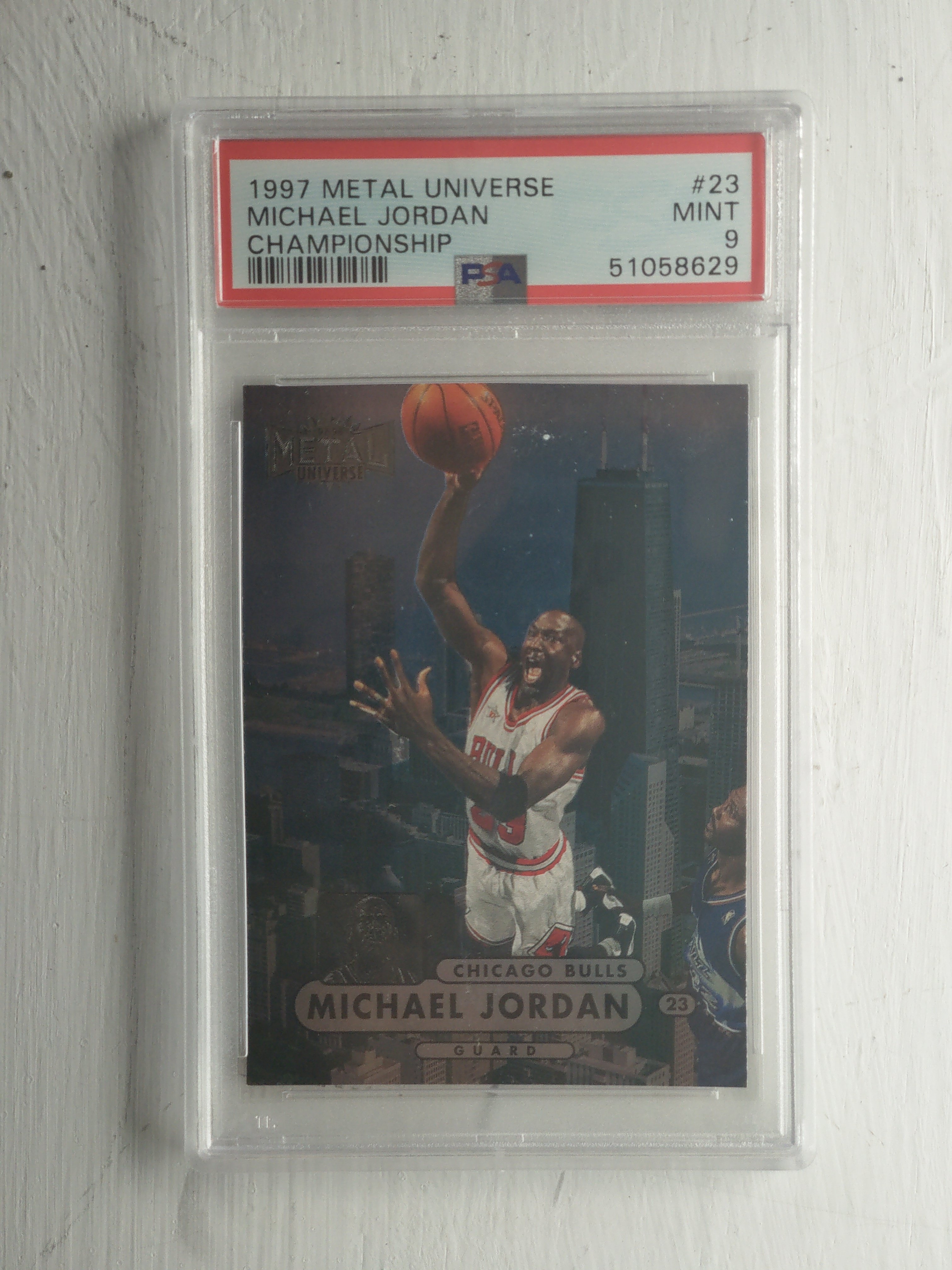 1997 Metal Universe Championship #23 Michael Jordan PSA9 | Yahoo