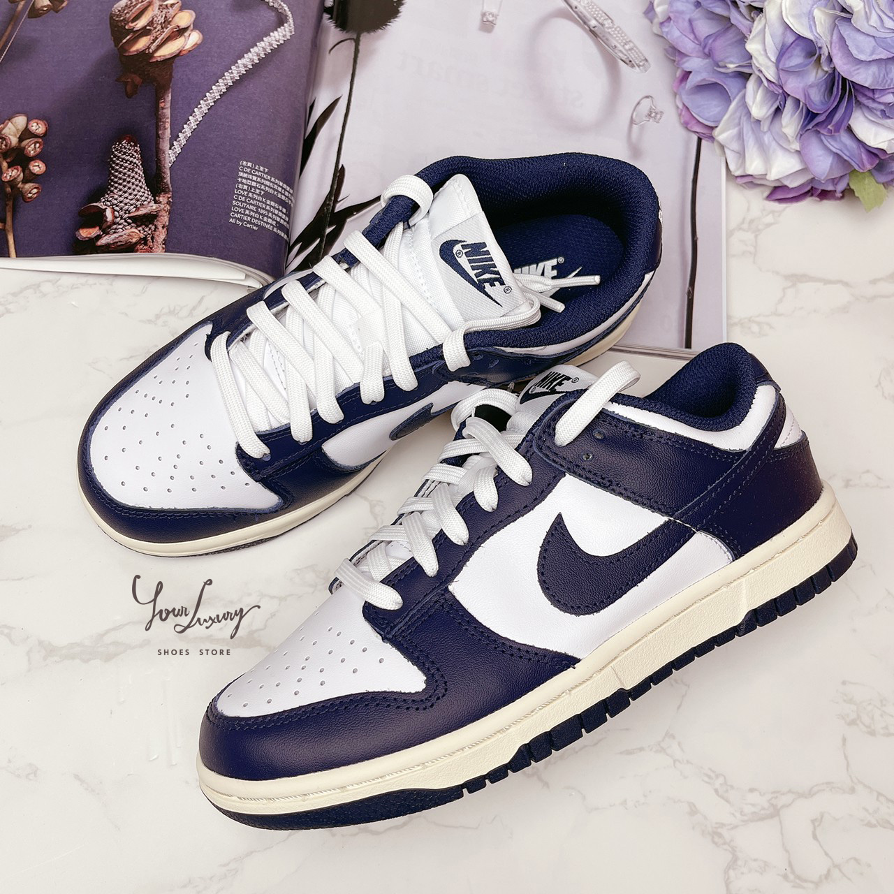 Luxury】日本NIKE Wmns Dunk Low Vintage Navy 深藍奶油底DD1503-115