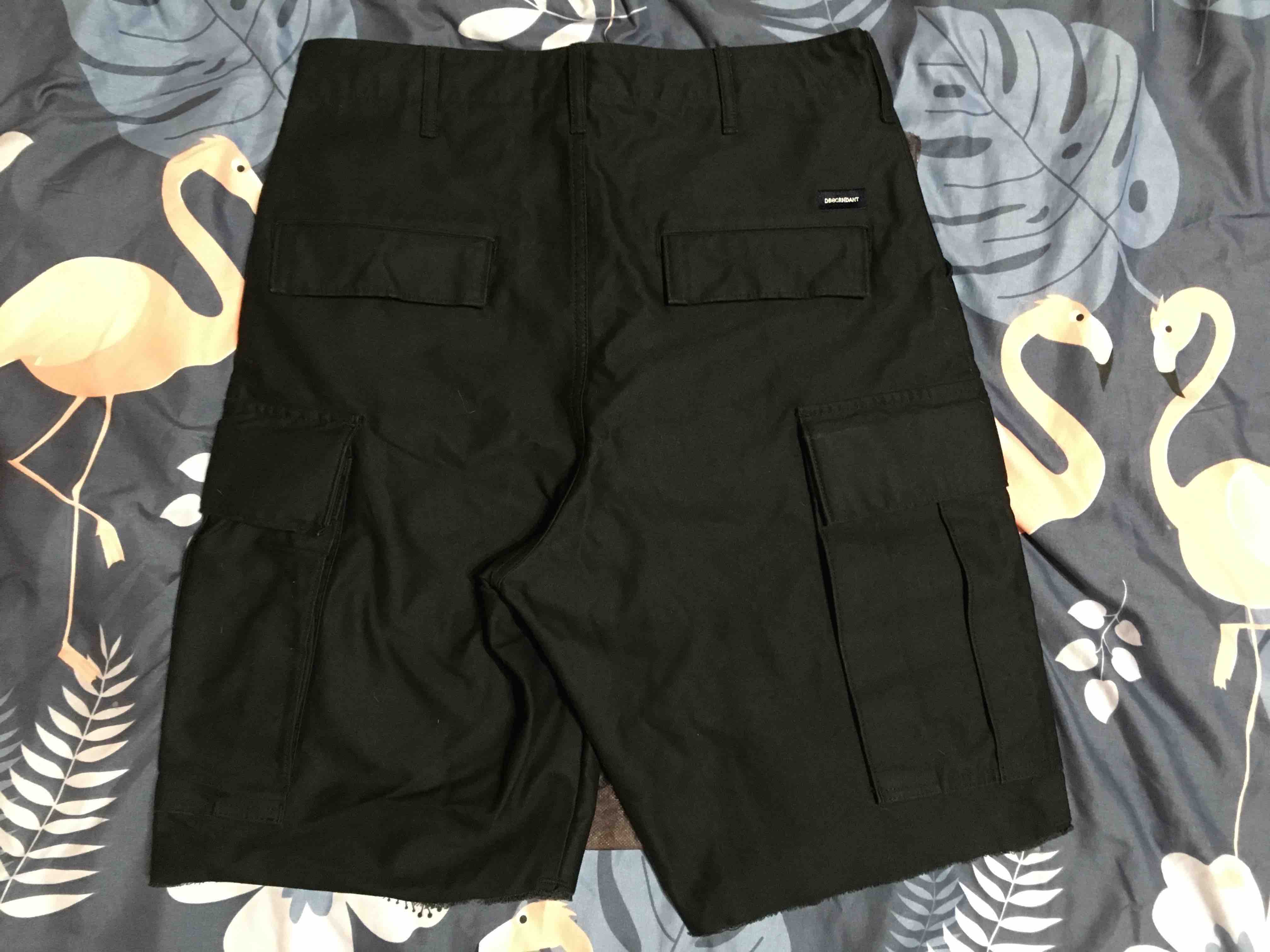 年間ランキング6年連続受賞】 DESCENDANT DWU SATIN SHORTS 黒 ショートパンツ