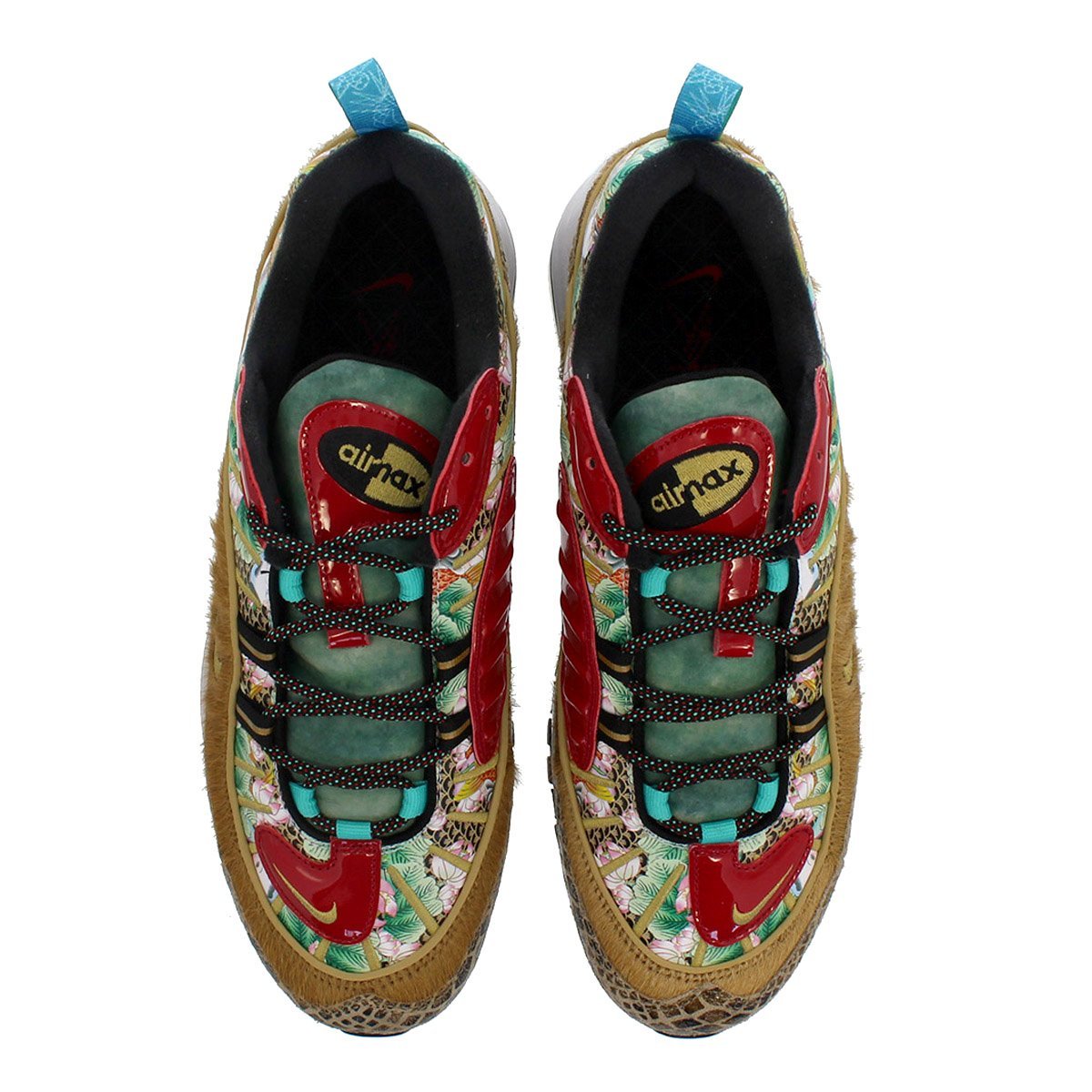 CodE= NIKE AIR MAX 98 CNY 馬毛蛇紋慢跑鞋(駝)BV6649-708 己亥天津 