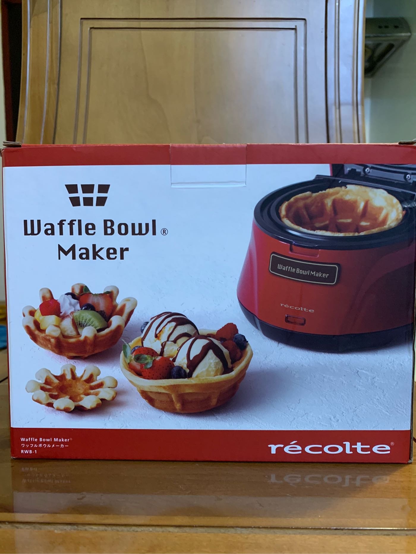 Recolte waffle bowl maker 杯子鬆餅機