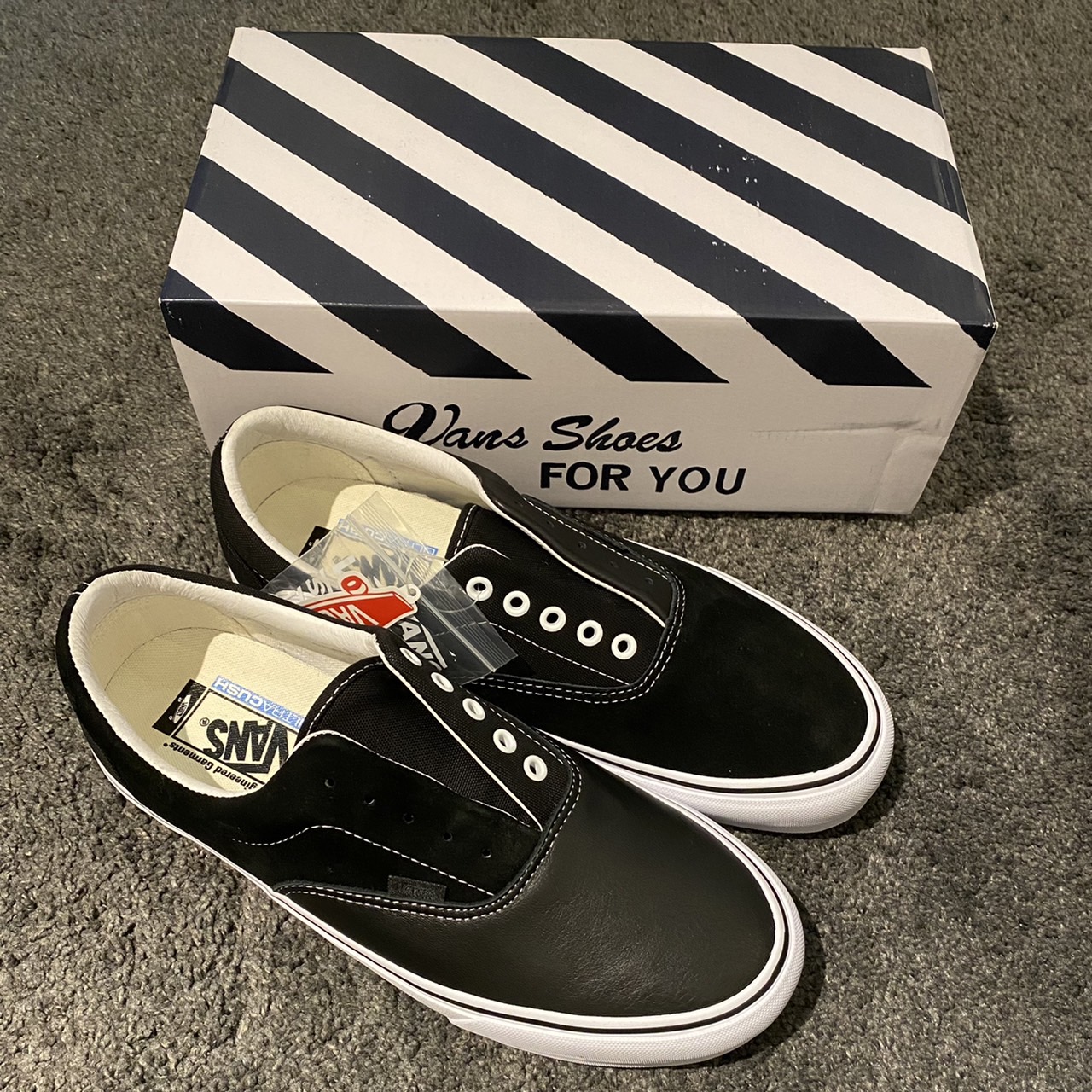 Engineered Garments x VANS ERA GORE VLT LX 黑US11.5 皮革拼接帆布鞋