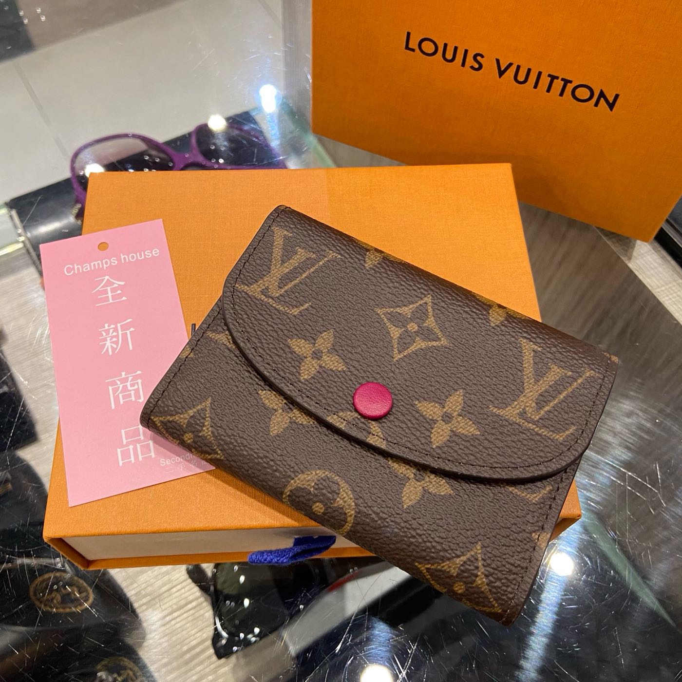 Louis Vuitton Portemonnaie Rosalie Monogram Canvas Fuchsia M41939