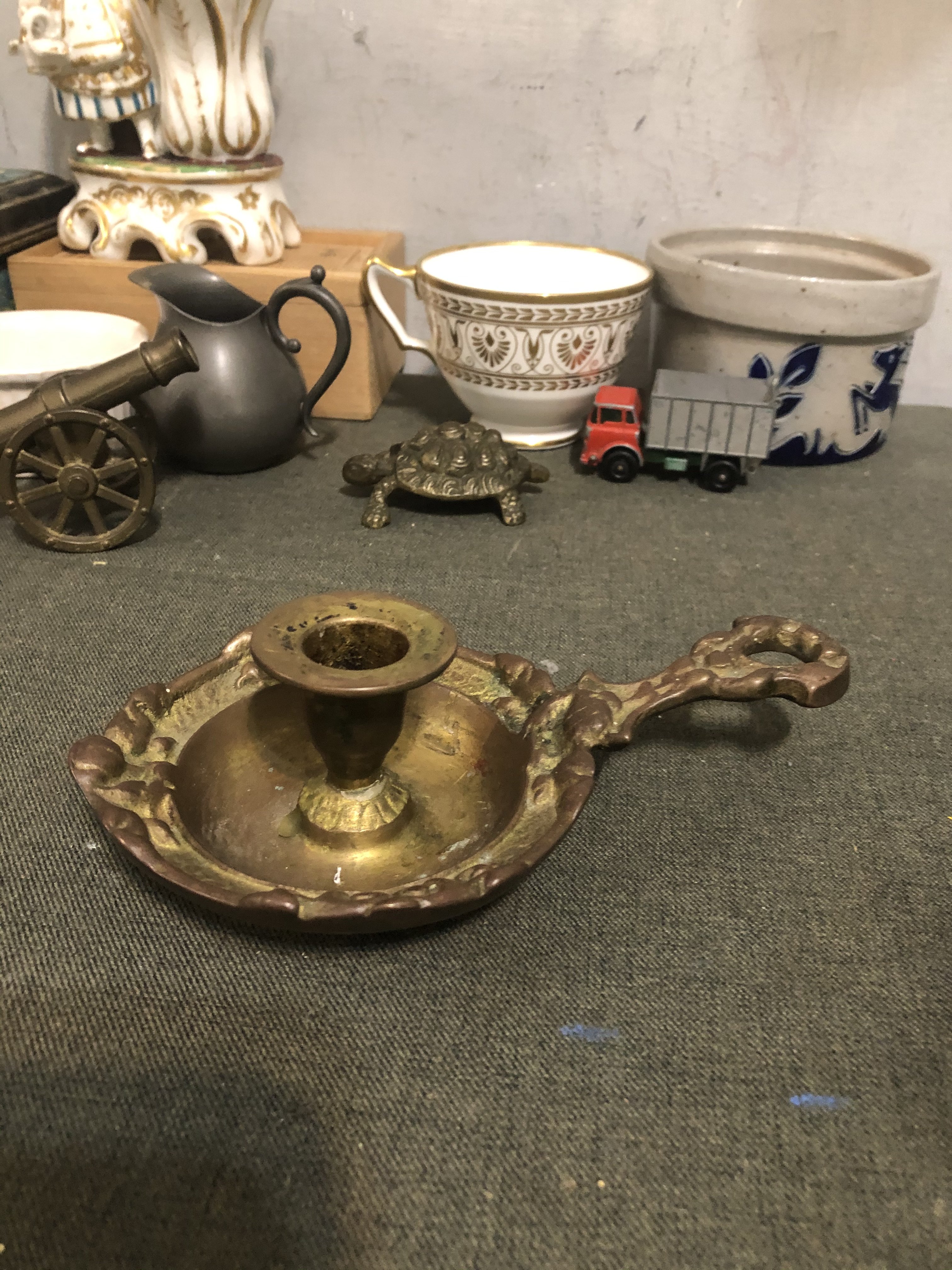 EXPECTATION/ 正晴造 骨董 瓶掛 銅器 宜徳銅 茶道具 松竹梅象嵌 木箱